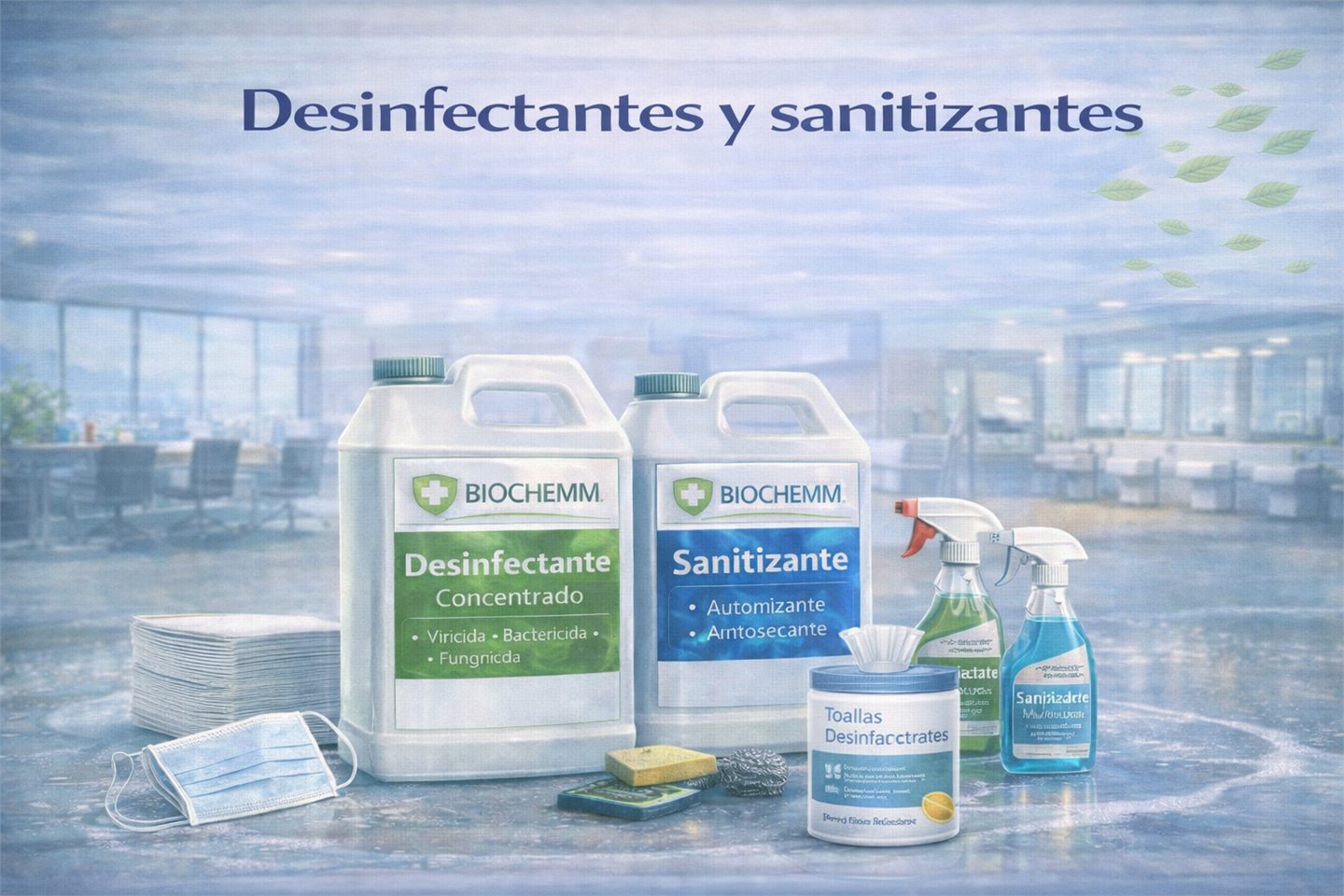 Desinfectantes y sanitizantes